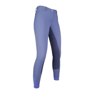 Jodhpurs con logotipo personalizado de alta calidad, cómodo parche para la rodilla de asiento completo, pantalones ecuestres para montar a caballo, cuero duradero - Product Image 3