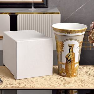 Contemporary Luxury Ceramic Tabletop <b>Vase</b> Eco-Friendly Home <b>Decor</b> for Living Room Wedding Occasion - Product Image 3