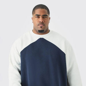 เสื้อสเวตเชิ้ตผู้ชายแบบสั่งทำพิเศษ ผ้าฝ้าย 100% ทรงโอเวอร์ไซส์ คอกลม ตัดสี ล้างสี เป็นมิตรกับสิ่งแวดล้อม ระบายอากาศได้ดี เหมาะสำหรับฤดูหนาว - Product Image 3