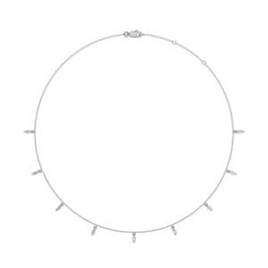 Collier pendante en or massif 18 carats avec diamant de laboratoire marquise de 0,90 carat serti à griffes, bijoux artisanaux haut de gamme pour mariages et événements de soirée - Product Image 5