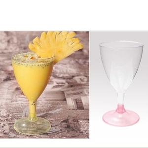 Vaso de zumo desechable OMKAAR de 250ml, con forma cónica Lisa, plástico de poliestireno para tiendas, fiestas, pequeñas cantidades, ml - Product Image 4