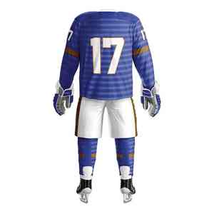 Uniforme de hockey personalizado para equipo, confeccionado con tela elástica suave, acabado liso y diseño deportivo moderno. - Product Image 5