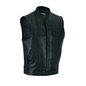 Men's Spandex/Nylon Vest Zipper Wholesale O-Neck Mesh Breathable Waterproof Quick Dry Sleeveless Outdoor Motorcycle Jacket - Product Image 1