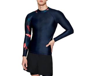 Rashguard de compression personnalisé pour homme, anti-UV, respirant, 100 % polyester 220g, imprimé numérique, manches longues, design en promotion directe usine - Product Image 4