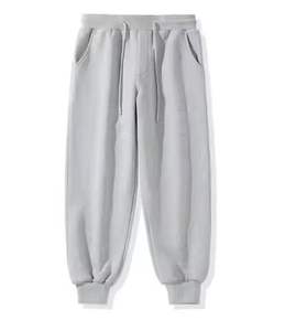 Pantalones de chándal de lavado ácido personalizados de gran tamaño de peso pesado Baggy 380 Gsm Plain personalizado pantalones de chándal de pierna ancha para hombres - Product Image 5