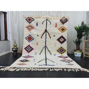 Alfombras marroquíes hechas a mano de lana, auténticas alfombras bereberes, lana natural, artesanía, personalizables en tamaño y colores, alta calidad - Product Image 3
