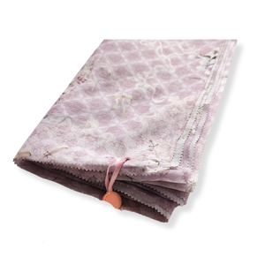 Diseño conveniente Reiko Series Impresión digital Hijab Manga corta Bufanda de algodón ligero Elegante Lila Ajuste para la primavera musulmana - Product Image 3