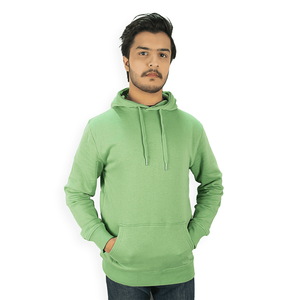 Sweat à capuche vert pour hommes de haute qualité Embrace the Earthy Vibes Pull à manches longues confortable avec poche kangourou - Product Image 1