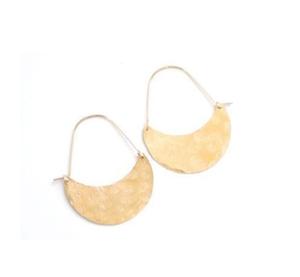 Pendientes de metal contemporáneos de moda con siluetas geométricas audaces y texturas martilladas para un aspecto llamativo de moda - Product Image 4