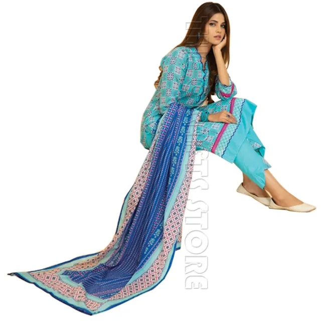 Vente chaude pakistanaise indienne femmes prêt-à-porter Salwar Kameez mode élégante robe pakistanaise prête à l'emploi Salwar Kameez