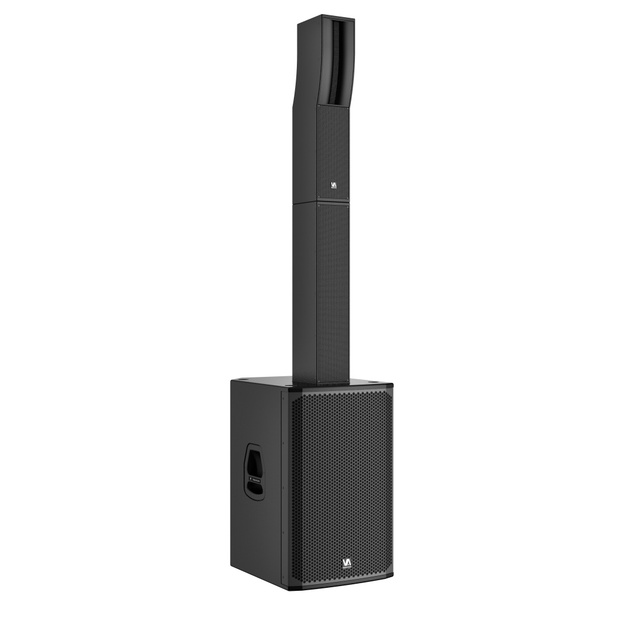 Line Array Style 2400W 4 Ohm Column Speaker with Neodymium Drivers & IP44 Waterproof Portable Design