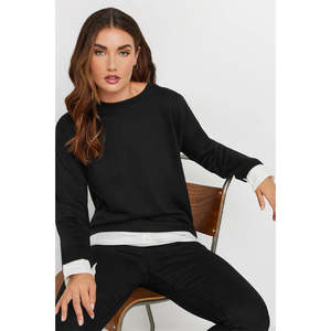 Women's Heavyweight Vintage Fleece Sweatshirt Oversized Crewneck Pullover Breathable Winter Tops - Product Image 1