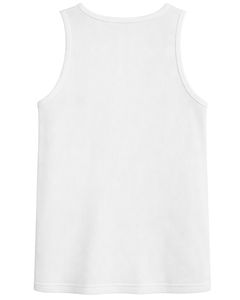 Customized <b>Men</b> Sleeveless Ribbed <b>Tank</b> <b>Top</b> Muscle Fit Casual Summer Wear Soft Stretch Cotton Vest <b>White</b> Color OEM Wholesale - Product Image 5
