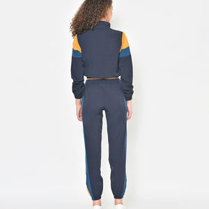 Conjunto Deportivo de Dos Piezas para Mujer, 100% Algodón, Alta Elasticidad, Cuello en V, Estilo Hip Hop, Reversible, Forro Polar para Invierno, Transpirable - Product Image 5