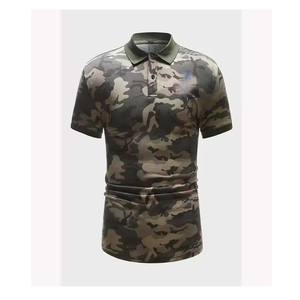 Polo de luxe imprimé pour hommes T-shirt en coton avec logo brodé grande taille pour hommes Design entretenu OEM - Product Image 5