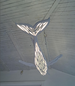โคมระย้าติดเพดานรูปปลาวาฬ40นิ้วทำด้วยมือโคมไฟคุณภาพสูง - Product Image 1