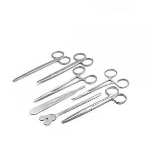 Juego de Instrumentos para Cirugía Menor con Caja de Acero Inoxidable, Tijeras, Pinzas y Portaagujas, Kit de Cirugía Quirúrgica de SurgiRight - Product Image 2