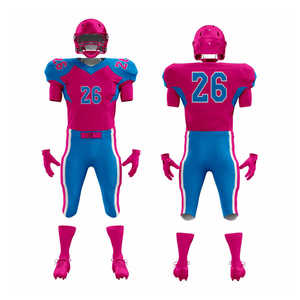High Quality <b>Material</b> American Football Uniforms For Adults Latest Style Sublimation Team Sportswear OEM Service Football Wear - Product Image 1