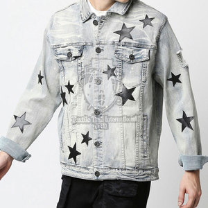 Chaquetas Vaqueras Casuales Personalizadas con su Propio Diseño para Hombre / Chaquetas Vaqueras para Hombre de Alta Calidad al por Mayor en el Mejor Material - Product Image 4