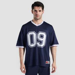 Ensemble de maillot de football pour jeunes, bleu marine, respirant, en polyester, haut et pantalon avec sublimation et numéro imprimé, taille XL, équipement sportif de haute qualité - Product Image 2