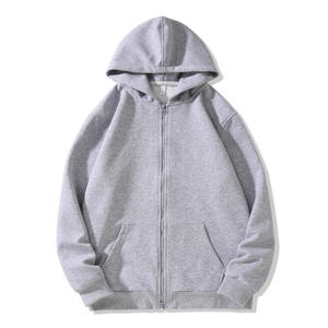 Sudadera con Capucha Personalizada 100% Poliéster con Cremallera, Manga Larga, Diseño Sólido para Otoño - Product Image 3