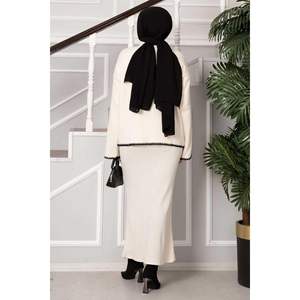 Vestido Corto Cosido Pastor Crudo - Product Image 5