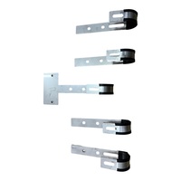 Kit de fixation pour système solaire Jet-Line en aluminium, 2 modules, onduleur, 3x4x179cm, 5.5kg, installation sur balcon, usage adulte