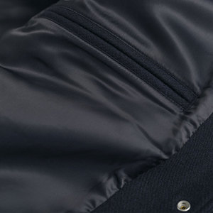 Veste d'hiver en laine chaude à manches longues support de broderie de baseball coupe ajustée nouveau Design couleur unie longue longueur fabriqué au Pakistan - Product Image 6