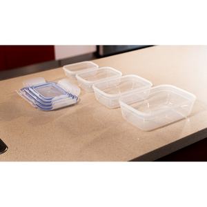 500 ml Airtight Rectangular Kitchen <b>Food</b> Container BPA Free PP <b>Plastic</b> Leakproof Transparent Modern Design Portable Stackable - Product Image 5