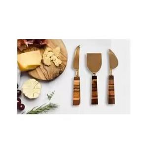 Ensemble de couteaux à fromage en acier inoxydable avec manche en forme de poisson, qualité supérieure, compatible lave-vaisselle et écologique pour les mariages et les fêtes - Product Image 3