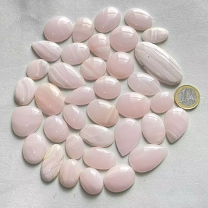 Cabochon de calcite mangano naturelle fait à la main, pierre précieuse en vrac de haute qualité, disponible en différentes formes et tailles, pierre précieuse polie - Product Image 4