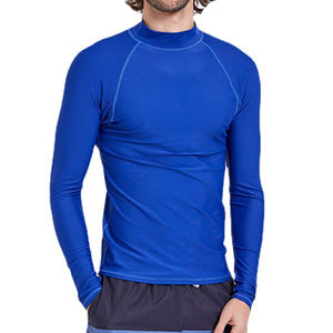 เสื้อแรชการ์ดสำหรับผู้ชายผ้าสแปนเด็กซ์/โพลีเอสเตอร์เนื้อผ้าระบายอากาศได้ดีสวมใส่สบาย - Product Image 1