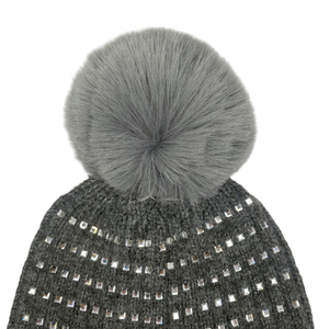 Gorro de invierno de alta calidad Unisex, gorro de punto con pompón de algodón cálido y acogedor para jugar al aire libre para actividades en clima frío - Product Image 3