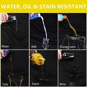 Compre delantales lisos al por mayor con 2 bolsillos Delantal de chef comercial con logotipo personalizado para cocina Restaurante Pintura - Product Image 4