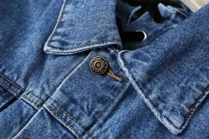 Chaqueta Vaquera para Mujer con Logotipo Personalizado al por Mayor, Estilo 2025, Ropa Urbana, Chaqueta Bordada Transpirable a Precio Económico - Product Image 4