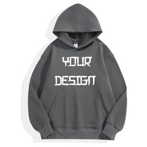 เสื้อมีฮู้ดสำหรับซักและซักด้วยกรดผ้าฝ้าย100% ออกแบบได้ตามต้องการโลโก้และเย็บปักด้วยผ้าไหมสำหรับผู้ชายและผู้หญิง - Product Image 6