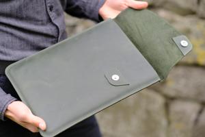 Funda clásica de cuero genuino para portátil, organizador de oficina hecho a mano, Cartera de negocios, bolsa de trabajo ejecutiva Retro duradera, 2017 - Product Image 5