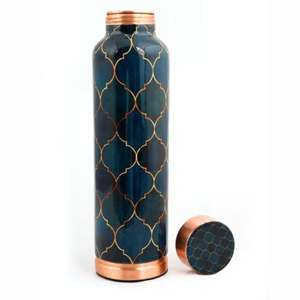 Traditional Handcrafted Copper <b>Water</b> <b>Bottles</b> with Authentic Ayurvedic Benefits & Designed for Eco-conscious Health Enthusiasts - Product Image 3