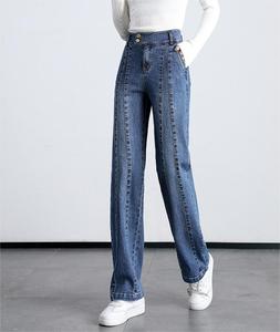 กางเกงยีนส์ขาสั้นทรงหลวมสำหรับผู้หญิงกางเกงยีนส์ผ้าฝ้ายสำหรับใส่ลำลอง - Product Image 2