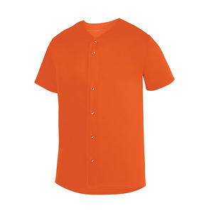 Casual Button up Baseball Jersey Broderie Logo Sublimé Sportswear Col V Jersey Shirts Team Baseball & Softball Wear - Product Image 1