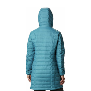 Winter Reversible Waterproof Windproof Puffer Down Jacket with Zipper Closure Long <b>Sleeve</b> Women Fashion Puffy Coat - Product Image 2