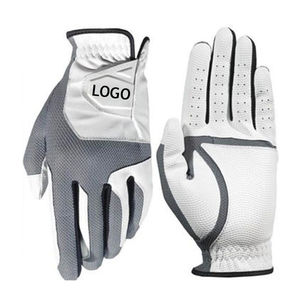 Guantes de golf de cuero genuino de alta calidad con equipo deportivo cómodo de malla de Palma de ajuste verdadero transpirable para un rendimiento refinado - Product Image 6