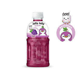 320ML Jolly Jolly Nata De Coco Boisson Échantillons gratuits Jus de fruits et légumes de marque privée - Product Image 1