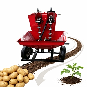 Farm Field Automatic <b>Potato</b> Planter Energy Saving <b>Potato</b> Sowing Seeder Machine For <b>Potato</b> Growing Plantation - Product Image 6