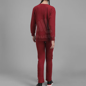 Women's Customizable Breathable Cotton/Polyester <b>Plus</b> <b>Size</b> High Quality Tracksuit Set Without Hood Autumn Season Wholesale Price - Product Image 2
