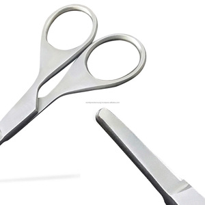 Tijeras Veterinarias Curvas de Precisión Quirúrgica, Acero Inoxidable, Instrumentos Quirúrgicos Ortopédicos, Uso Manual en Clínica y ORL, Certificación CE - Product Image 4