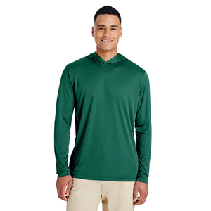 Pull-over à capuche en coton pour hommes, sweat-shirt léger à motifs solides en trois mélanges, prix de gros - Product Image 4
