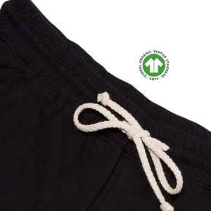 Pack en coton biologique naturel pour femmes-Pantalon de jogging + T-shirt unisexe à col rond, non teint, super doux, coupe décontractée pour vêtements décontractés - Product Image 3