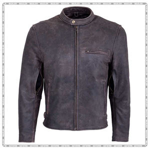 Veste de moto élégante approuvée CE pour hommes, vêtements de sport en cuir coupe-vent et imperméables pour les sports d'équitation en plein air - Product Image 3