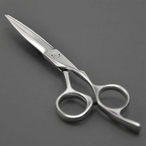 Tijera de peluquero ligera de acero inoxidable, punta recta afilada con cómodo Mango antideslizante, tijeras para el cabello resistentes al óxido - Product Image 3